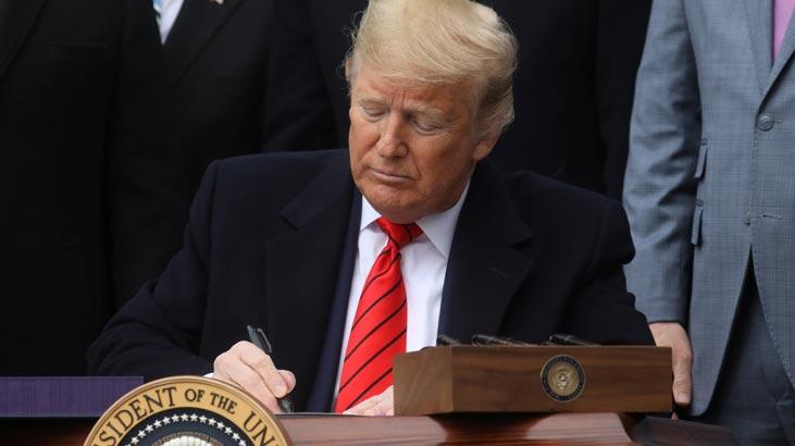 ABD Başkanı Trump kritik imzayı attı!