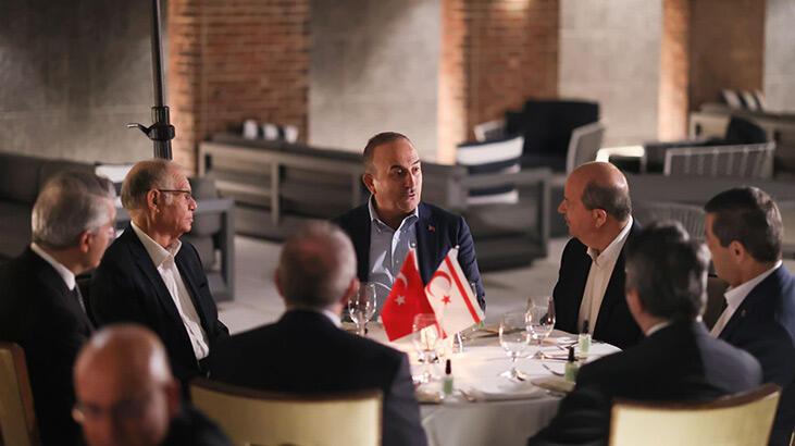 Ardahan Haberi: Bakan Çavuşoğlu, KKTC Cumhurbaşkanı Tatar ve mevkidaşı Ertuğruloğlu ile görüştü
