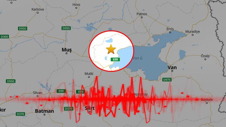 Ardahan Haberi: Bitlis'te 3.9 büyüklüğünde deprem