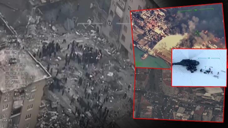 Ardahan Haberi: MSB'den açıklama! Deprem bölgesinde İHA'lardan yeni görüntüler paylaşıldı