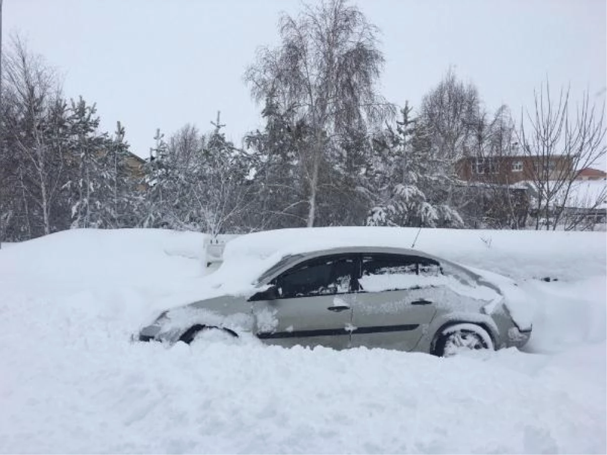 Ardahan'da kar kalınlığı 1 metreye ulaşarak 55 yılın rekoru kırıldı