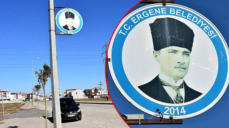 Atatürk resimli belediye tabelalarını kıran şüpheli hakkında flaş gelişme