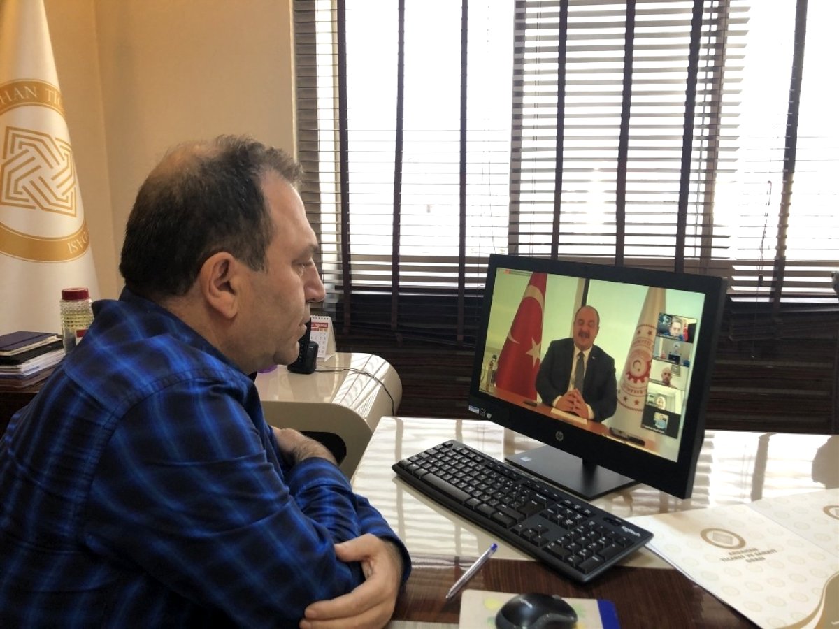 ATSO Başkanı Demirci, Sanayi ve Teknoloji Bakanı ile video konferans aracıyla bir araya geldi