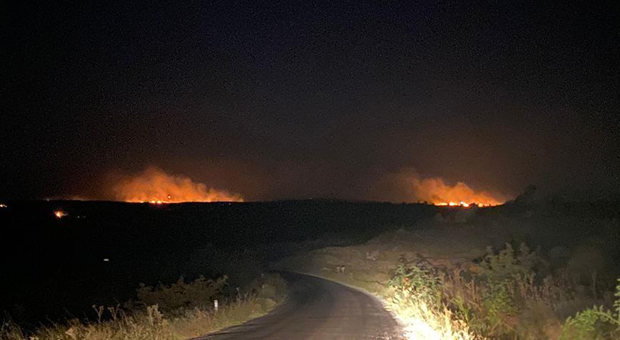 Bulgaristan'ın Türkiye sınırında korkutan orman yangını! Edirne'de ekipler teyakkuzda