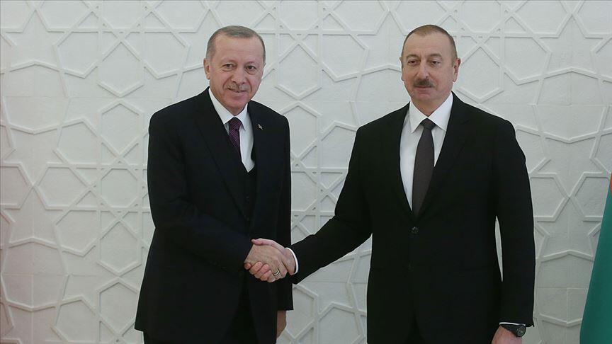 Cumhurbaşkanı Erdoğan Aliyev'i kutladı