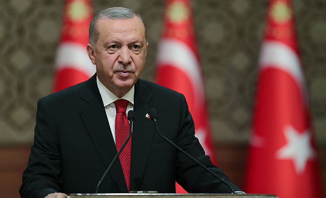 Cumhurbaşkanı Erdoğan'dan, Azerbaycan Cumhurbaşkanı Aliyev'e taziye telefonu