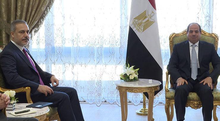 Filistin diplomasisi! Bakan Fidan'dan Mısır'da kritik temaslar