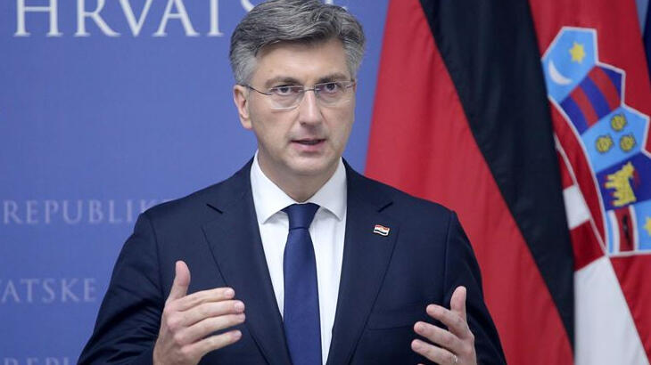 Hırvatistan Başbakanı Plenkovic'in Kovid-19 testi pozitif çıktı