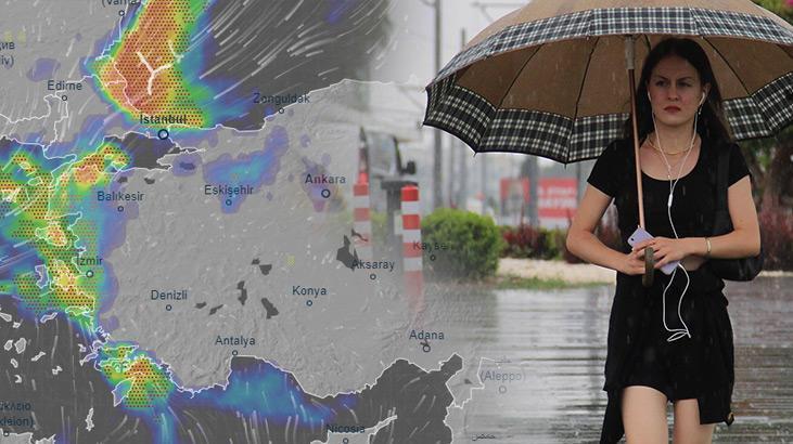 İstanbul dahil 10 il için uyarı! Kuvvetli yağış bekleniyor