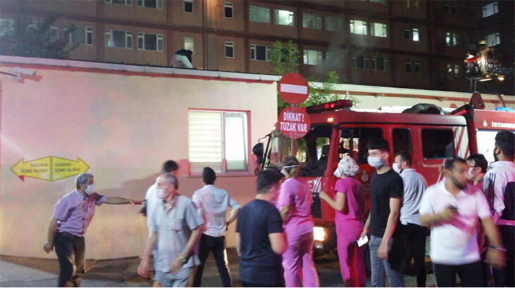 İstanbul'da hastanede korkutan yangın! Kontrol altına alındı