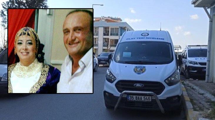 İzmir'de karısını boğarak öldürdükten sonra, pompalı tüfekle başına ateş ederek intihar etti