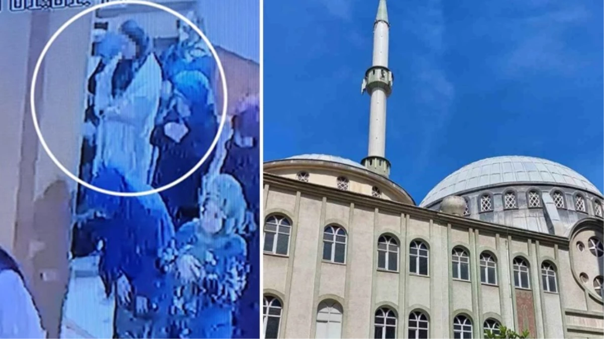 Kadın kıyafeti giyerek camideki kadınları taciz etti