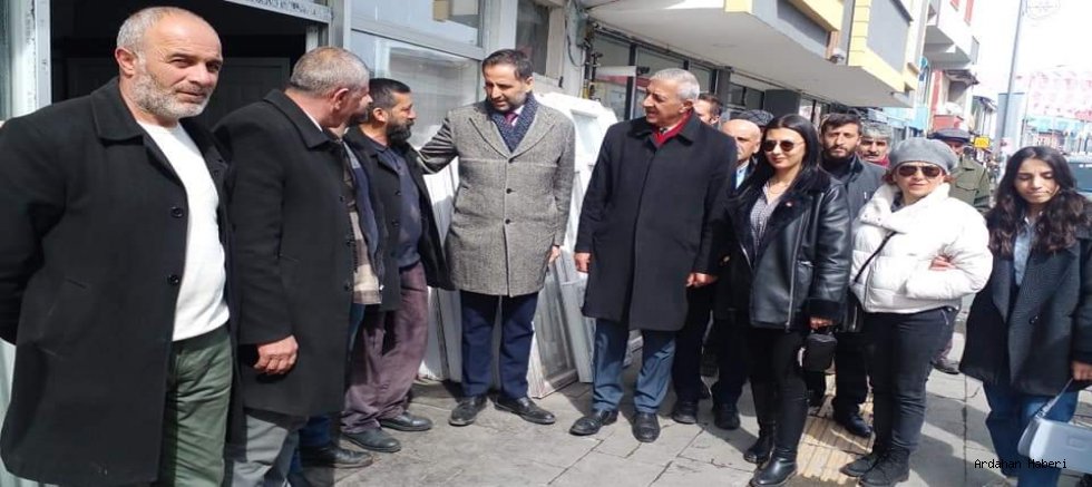 CHP Ardahan Milletvekili Özgür Erdem İncesu Göle ilçesini ziyaret etti 