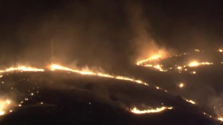 Malatya'da dağlık alandaki yangın 2,5 saat sonra kontrol altında