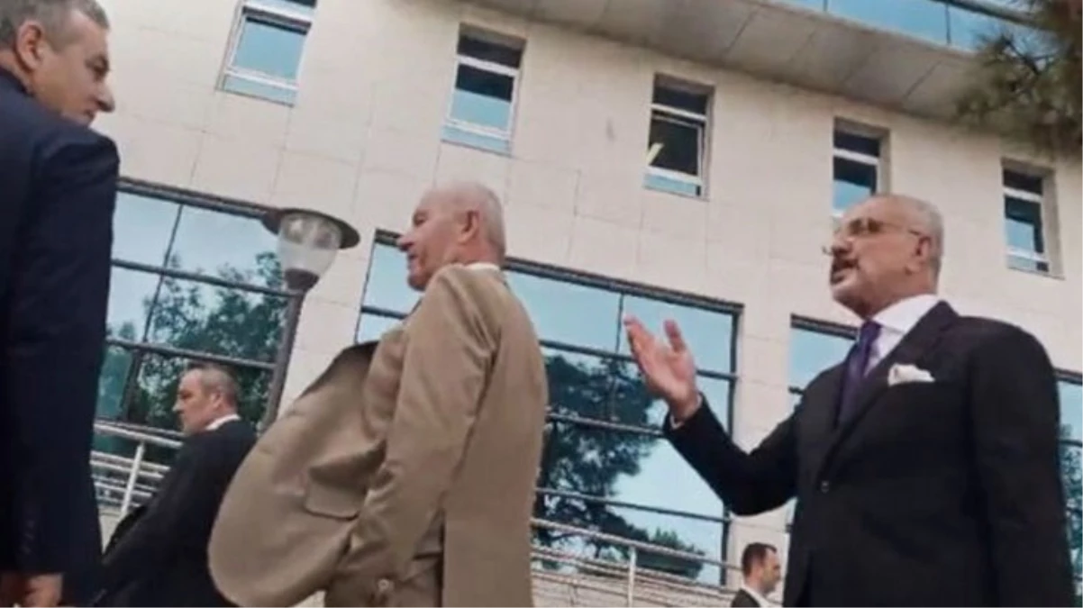 Meclis bahçesinde kavga! DSP'li Önder Aksakal ve DEM Partili Sırrı Sakık birbirine girdi