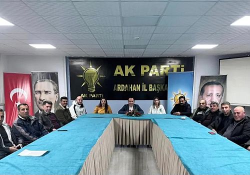 AK Parti Ardahan Merkez İlçe Başkanlığının haftalık olağan toplantısı yapıldı