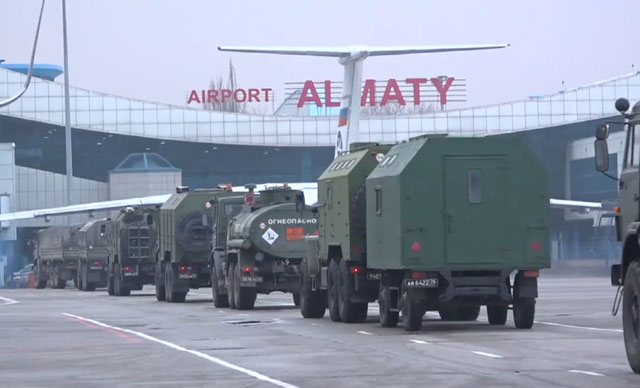 Almatı Havalimanı’na Rus birliklerinin gelişi devam ediyor  