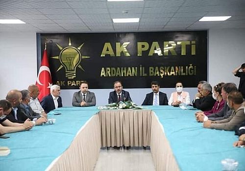 Ardahan Ak Parti İl Başkanı Koç tan Bakan Kasapoğlu'na teşekkür