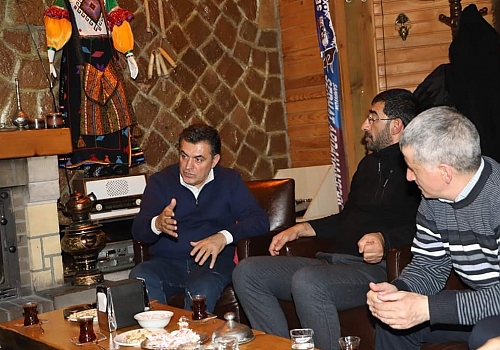 Ardahan Belediye Başkanı Faruk Demir basın mensuplarıyla buluştu