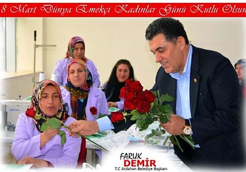 Ardahan Belediye Başkanı Faruk Demir'in 8 Mart mesajı