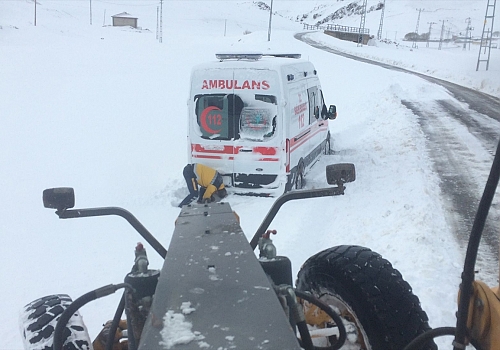 Ardahan'da kar nedeniyle kapanan 18 köy yolu ulaşıma açıldı