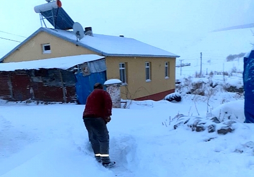 Ardahan da Köylerde kar esareti