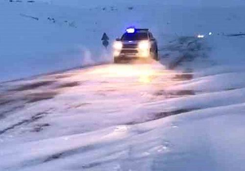 Ardahan Haberi: Ardahan Şavşat Arasında kar yağışı ve tipi ulaşımı olumsuz etkiliyor