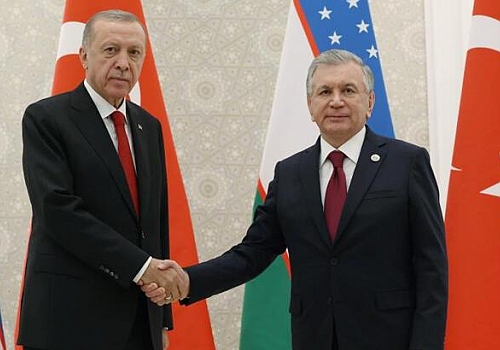 Ardahan Haberi: Cumhurbaşkanı Erdoğan, Özbekistanlı mevkidaşı Mirziyoyev ile görüştü