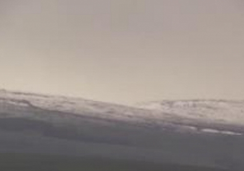 Ardahan Kent Merkezinde Yağmur Göle de Yüksek Kesimlere Kar Yağdı 