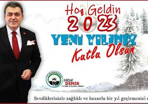 Başkan Faruk Demir'den yeni yıl mesajı