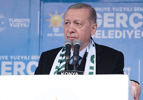 Cumhurbaşkanı Erdoğan, Konya mitinginde isim vermeden Yeniden Refah'a tepki gösterdi: Bu figüranların tek görevi var