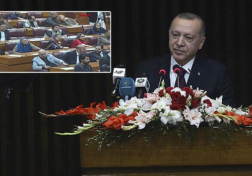 Cumhurbaşkanı Erdoğan: Yüzyılın barış planı diye yutturulan plan bir işgal projesidir
