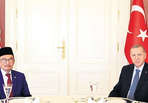 Cumjurbaşkanı Erdoğan, Malezya Başbakanı ile görüştü