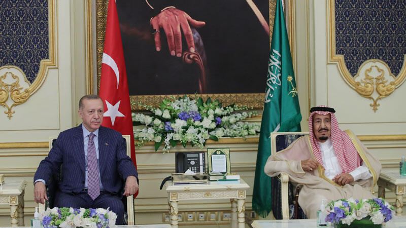 Cumhurbaşkanı Erdoğan, Kral Salman ve Veliaht Prensle görüştü