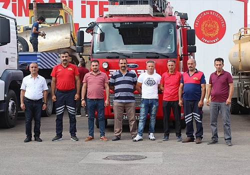 Erzincan ve Ağrı'dan  Antalya'daki yangın söndürme çalışmalarına destek