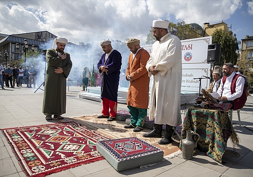 Erzurum'da Ahilik Haftası şet kuşatma töreniyle kutlandı