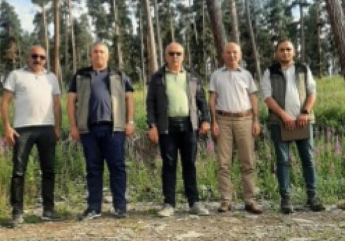 Erzurum Orman Bölge Müdürü Oktay Ayatay, Ardahan Orman İşletme Müdürlüğünü ziyaret etti.