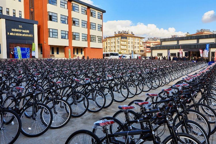 Gaziantep'te sıra öğretmenlerde... 40 bin öğretmene bisiklet dağıtılacak