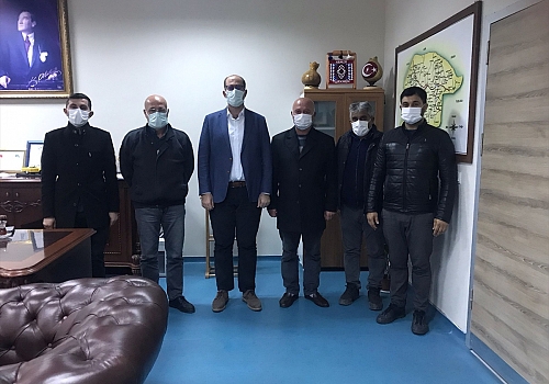 Kağızmanspor yönetiminden Kaymakam Türkmen'e ziyaret