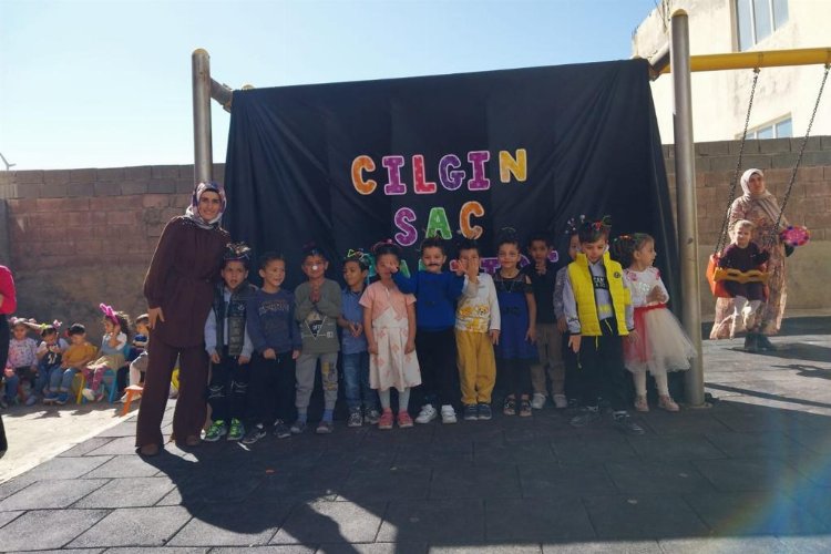 Mardin'de anaokulunda 'Çılgın saç partisi'