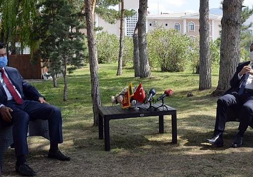 Sri Lanka Ankara Büyükelçisi Hassen'den, Erzurum Valisi Okay Memiş'e ziyaret