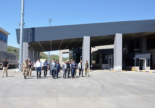 Türk Gözü Sınır Kapısı’nda inşaat çalışmaları tamamlandı.