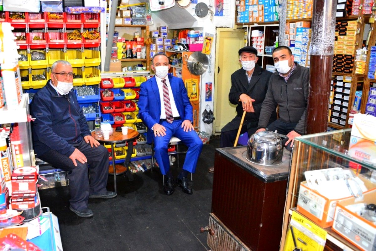 Vali Hüseyin Öner'in esnaf ziyaretleri devam ediyor