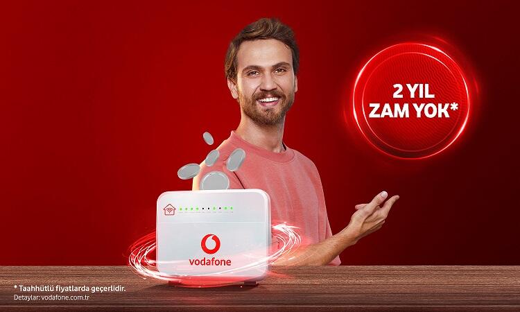 Vodafone’dan ev gelen kullanıcılara ilk 6 ay yüzde 50