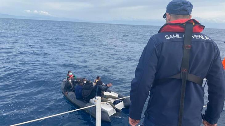 Yunanistan unsurlarınca geri itilen 7 düzensiz göçmen kurtarıldı