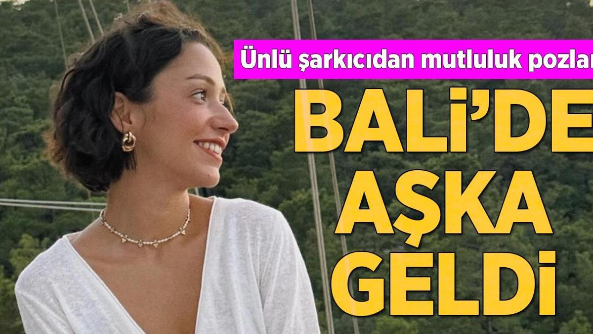  Bali'de aşk başkadır! Tatilde aşka geldiler! Ünlü çiftten mutluluk pozları