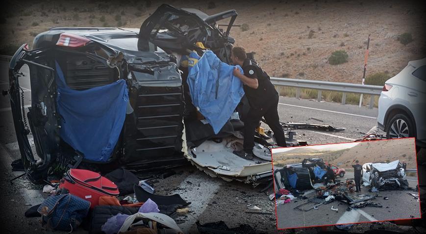 Malatya-Kayseri karayolunda katliam gibi kaza! 4 ölü, 2 yaralı