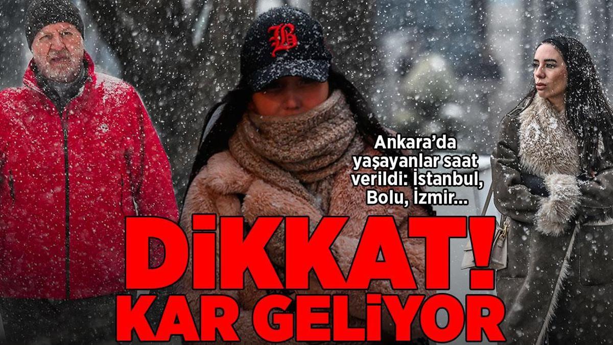  Meteoroloji’den yeni uyarı! Ankara için kar alarmı: Kuvvetli geliyor