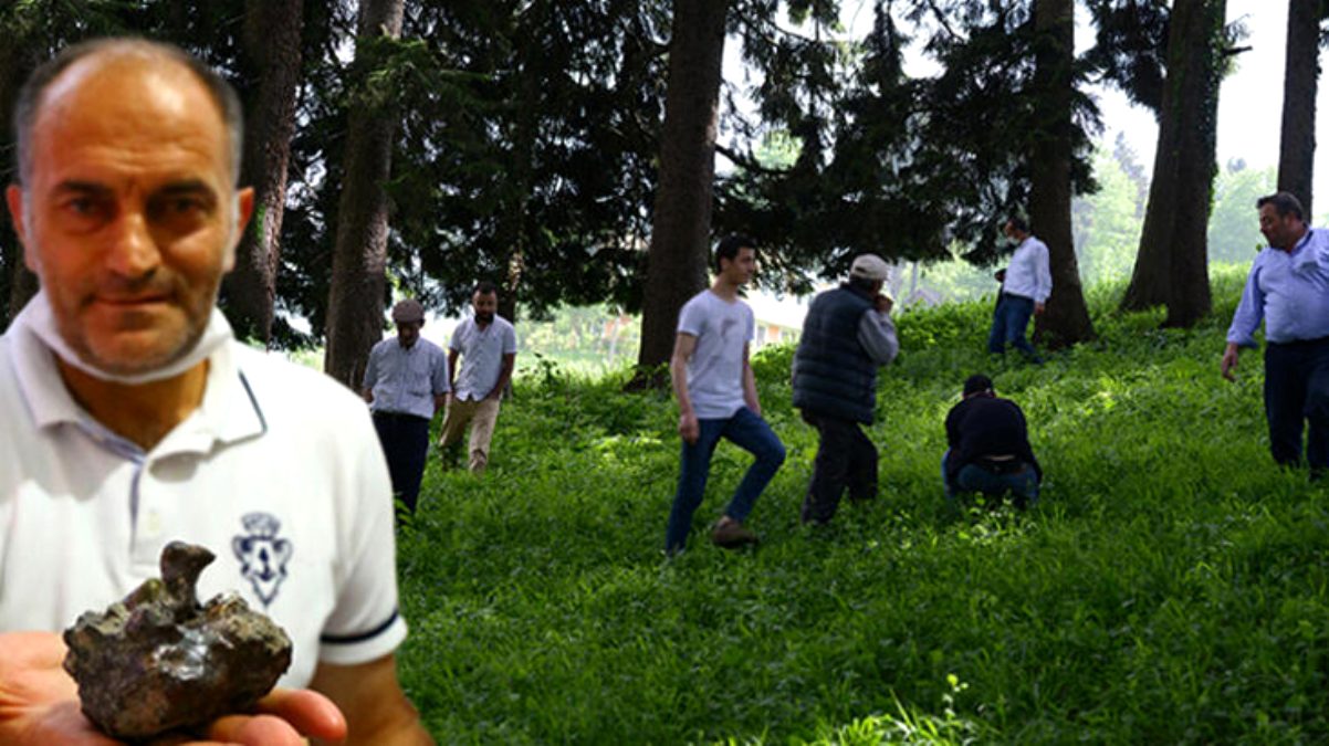 10 yaşındaki kızın bahçede gezerken bulduğu gök taşı, ailesini sevince boğdu: Allah'ın bize bir hediyesi