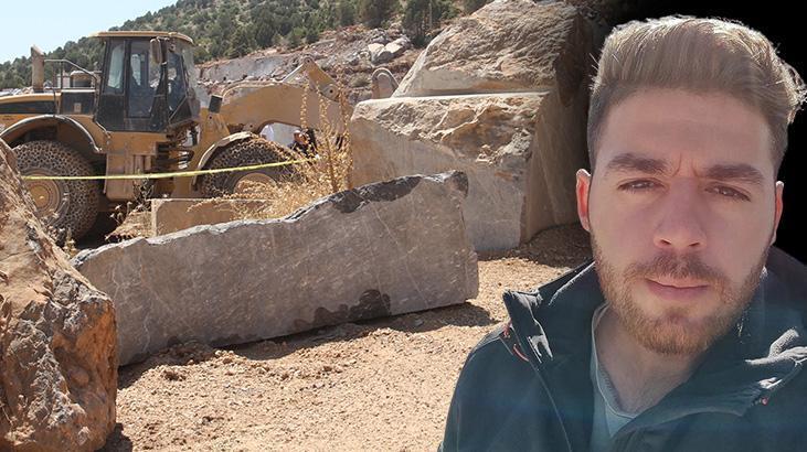 25 gün önce işe başlamıştı! 3 tonluk mermer bloğunun altında can verdi